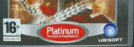 Prince of Persia: The Two Thrones, the PEGI square on its front
