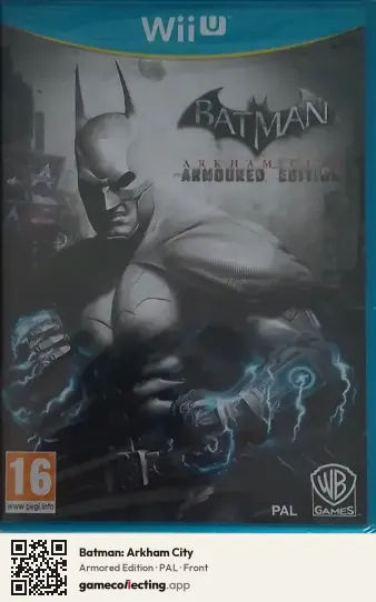 Batman: Arkham City Nintendo Wii U, PAL box front