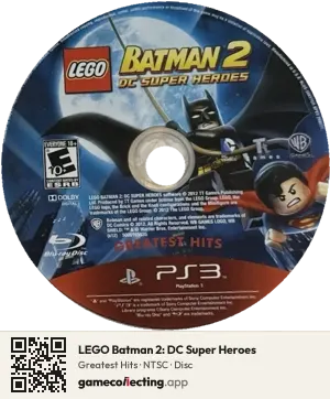 LEGO Batman 2: DC Super Heroes PlayStation 3, NTSC disc