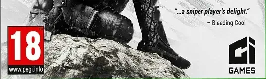 Sniper Ghost Warrior Contracts, the PEGI square on its front