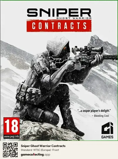 Sniper Ghost Warrior Contracts Xbox One, Europe box front