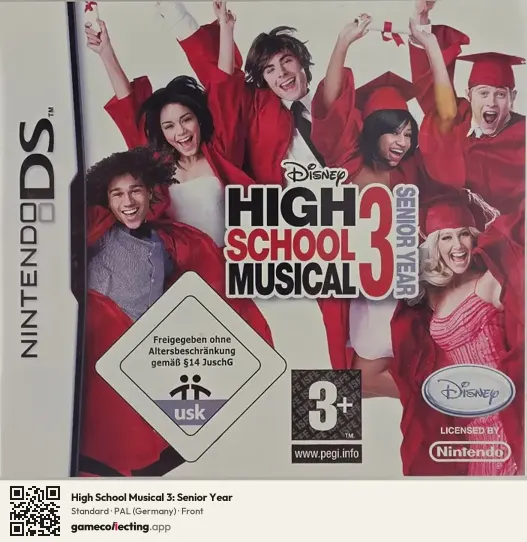 High School Musical 3: Senior Year Nintendo DS, Germany box front