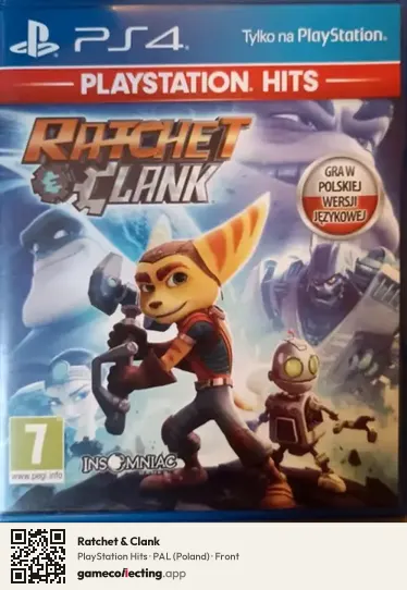 Ratchet & Clank PlayStation 4, Poland box front