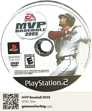 MVP Baseball 2005 PlayStation 2, NTSC disc