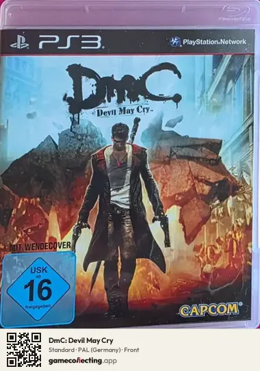 DmC: Devil May Cry PlayStation 3, Germany box front