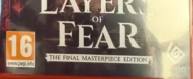 Layers of Fear, the PEGI square on its front