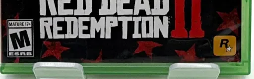 Red Dead Redemption 2, the ESRB box on its front