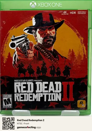Red Dead Redemption 2 Xbox One, NTSC box front