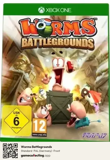 Worms Battlegrounds Xbox One, Germany box front