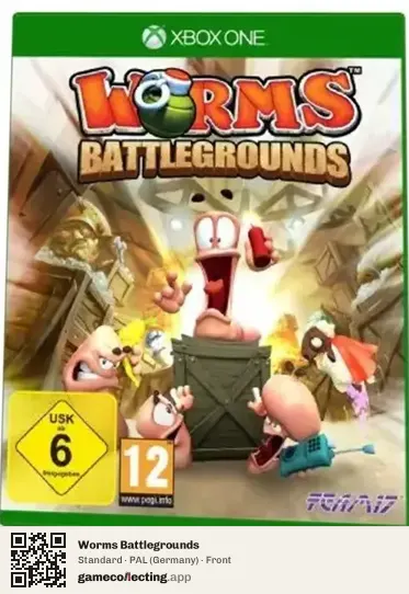 Worms Battlegrounds Xbox One, Germany box front