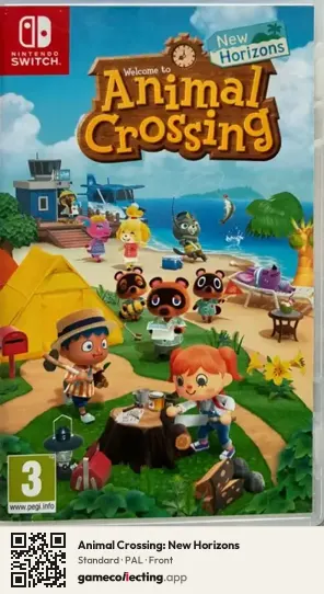 Animal Crossing: New Horizons Nintendo Switch, PAL box front