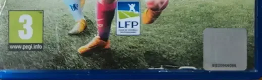 FIFA 15, the PEGI square on its front