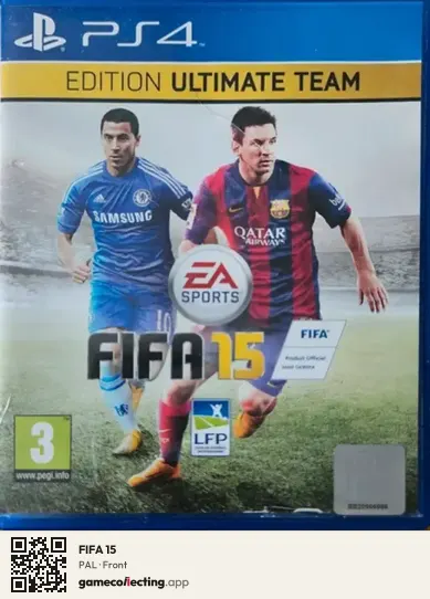 FIFA 15 PlayStation 4, PAL box front