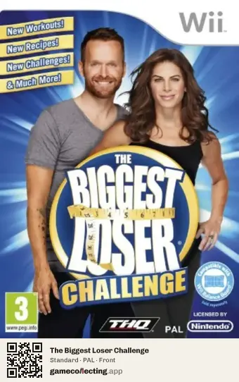 The Biggest Loser Challenge Nintendo Wii, PAL box front