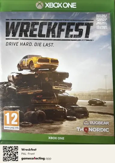 Wreckfest Xbox One, PAL box front