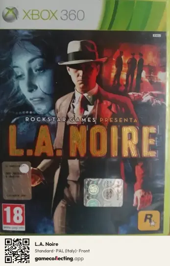 L.A. Noire Xbox 360, Italy box front