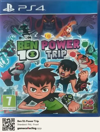 Ben 10: Power Trip PlayStation 4, PAL box front