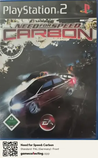 Need for Speed: Carbon PlayStation 2, Germany box front