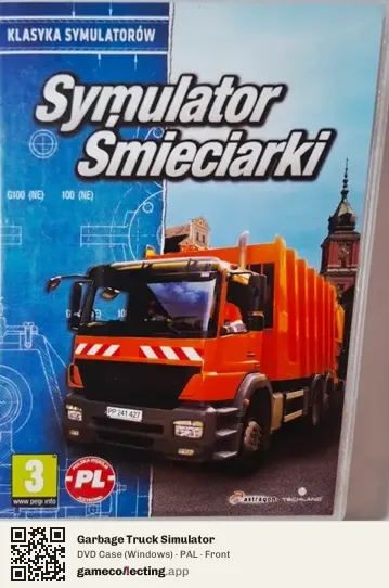 Garbage Truck Simulator Computer, PAL box front