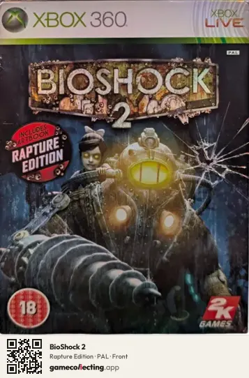 BioShock 2 Xbox 360, PAL box front