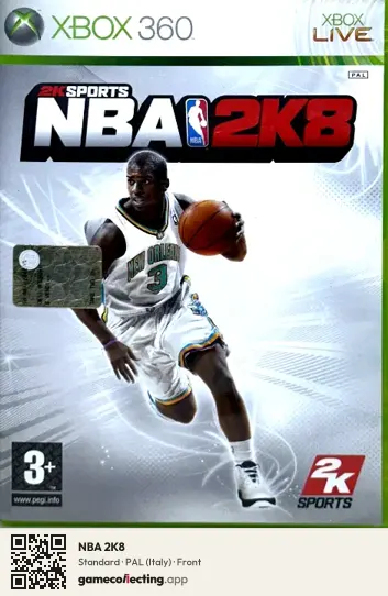 NBA 2K8 Xbox 360, Italy box front