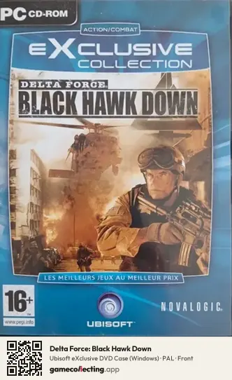 Delta Force: Black Hawk Down Computer, PAL box front