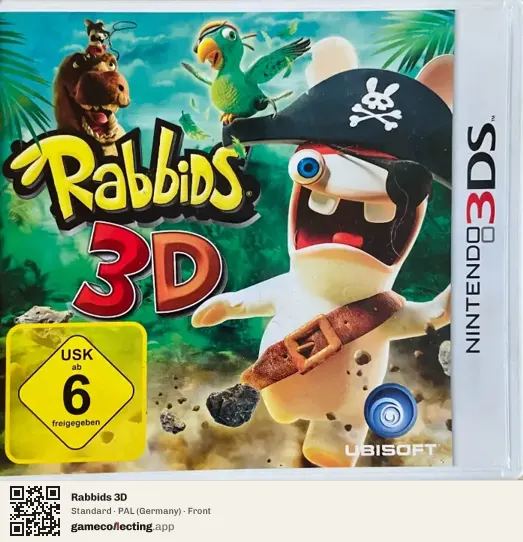 Rabbids 3D Nintendo 3DS, Germany box front