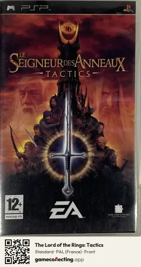 The Lord of the Rings: Tactics PlayStation Portable, France box front
