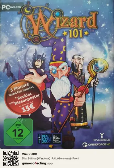 Wizard101 Computer, Germany box front