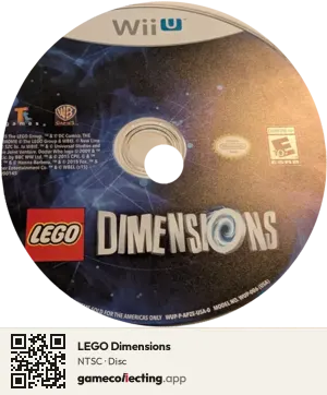 LEGO Dimensions Nintendo Wii U, NTSC disc