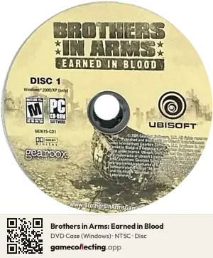 Brothers in Arms: Earned in Blood Computer, NTSC disc