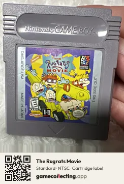 The Rugrats Movie Game Boy, NTSC cartridge label