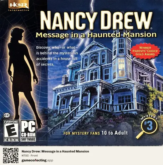Nancy Drew: Message in a Haunted Mansion Computer, NTSC box front
