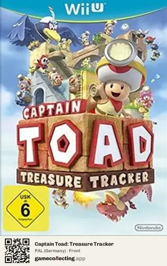 Captain Toad: Treasure Tracker Nintendo Wii U, Germany box front