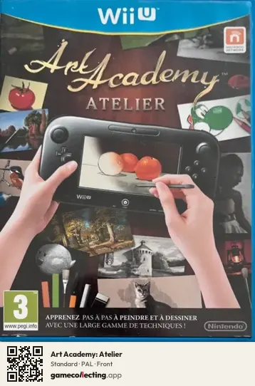 Art Academy: Atelier Nintendo Wii U, PAL box front