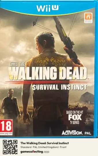 The Walking Dead: Survival Instinct Nintendo Wii U, United Kingdom box front