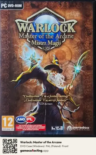 Warlock: Master of the Arcane Computer, Poland box front