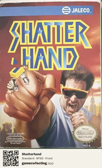 Shatterhand Nintendo Entertainment System, NTSC box front