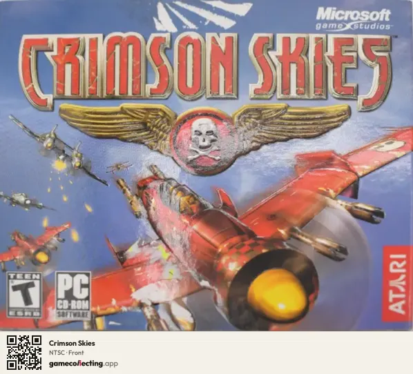 Crimson Skies Computer, NTSC box front
