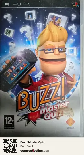 Buzz! Master Quiz PlayStation Portable, PAL box front