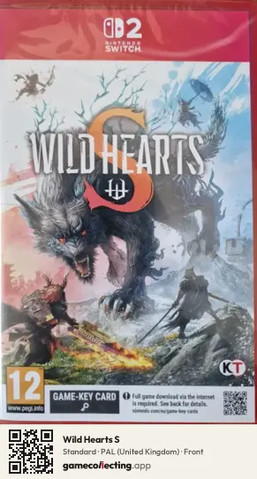 Wild Hearts S Nintendo Switch 2, United Kingdom box front
