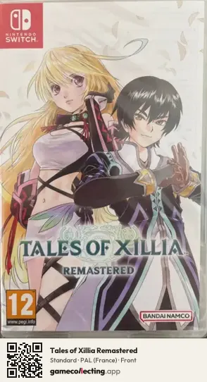 Tales of Xillia Remastered Nintendo Switch, France box front