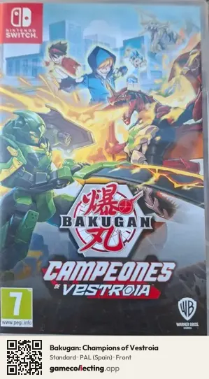 Bakugan: Champions of Vestroia Nintendo Switch, Spain box front