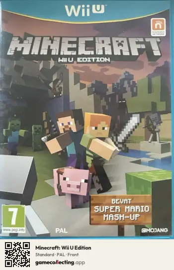 Minecraft: Wii U Edition Nintendo Wii U, PAL box front