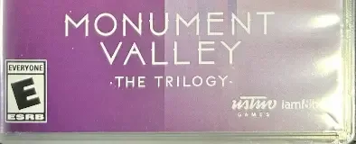 Monument Valley: The Trilogy, the ESRB box on its front