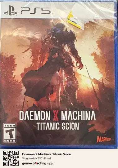 Daemon X Machina: Titanic Scion PlayStation 5, NTSC box front