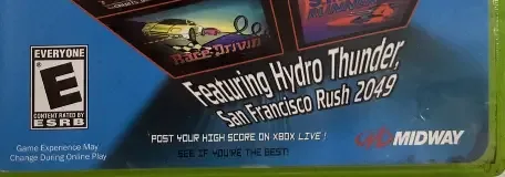 Midway Arcade Treasures 3, the ESRB box on its front