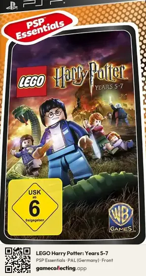 LEGO Harry Potter: Years 5-7 PlayStation Portable, Germany box front