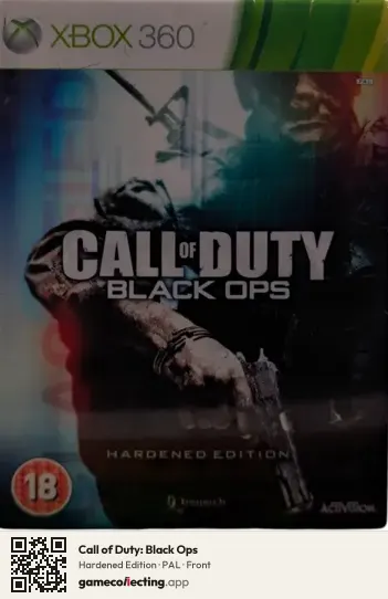 Call of Duty: Black Ops Xbox 360, PAL box front
