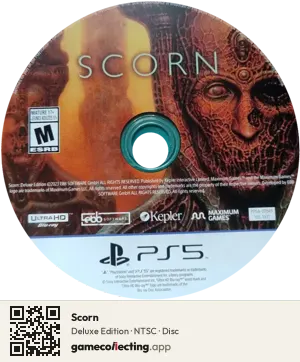 Scorn PlayStation 5, NTSC disc